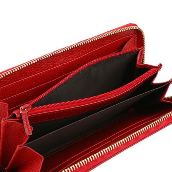 Gucci Long Wallet Round Zipper Red - Picture 5 of 9